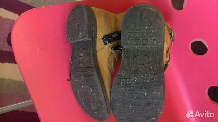 Осенние сапоги для девочки р.27 по стельке 16.5 см