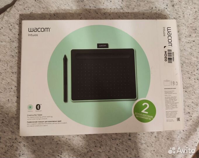 Графический планшет wacom intuos s bluetooth