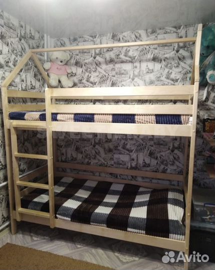 Детская кровать-домик двухъярусная Sweetie House 2