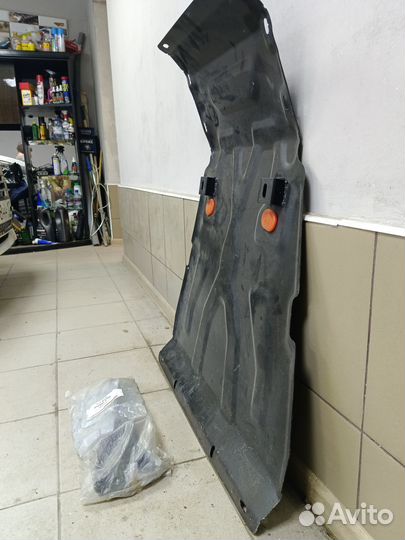 Защита картера коробки Шевроле niva