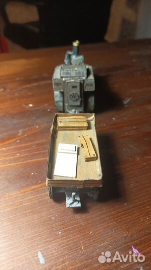 Безрельсовый бронепоезд 1/72