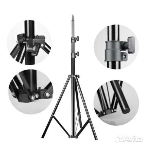 Кольцевая лампа 45см на штативе(RL-18)