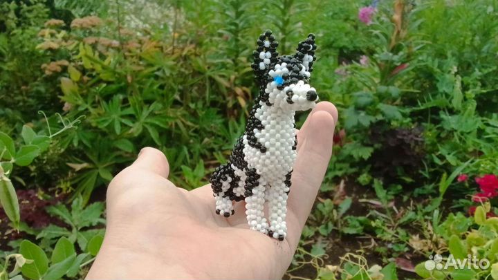 Хаски из бисера