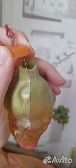 Редкая елочная игрушка стекло винтаж кремлевская