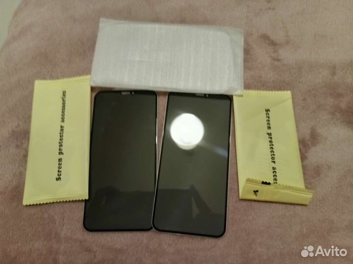 Защитное стекло шпион на iPhone X