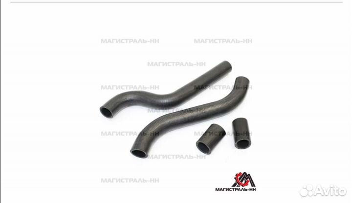 Ремкомплект новых патрубков радиатора на Ваз 2114