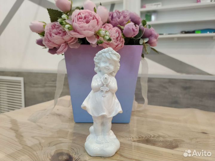 Статуэтки из гипса ангелочки