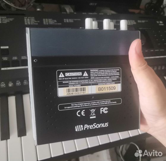 Проф зв карта Presonus Audiobox 22vsl,отл, канада