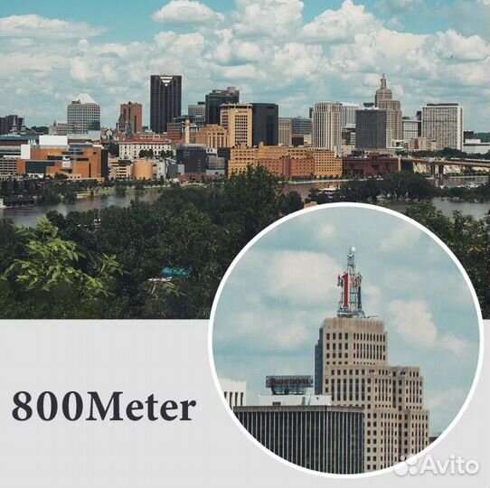 Мощный складной бинокль