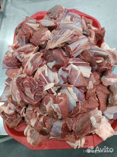 Фарш мясной, обрези, кости говяжьи для собак