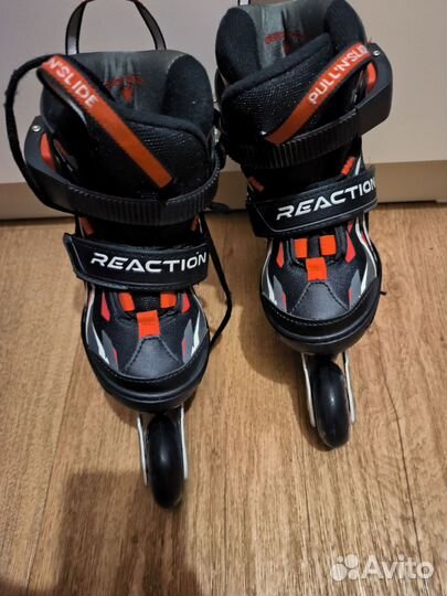 Роликовые коньки детские раздвижные Reaction 26-31