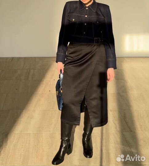 Сапоги кожаные женские 38