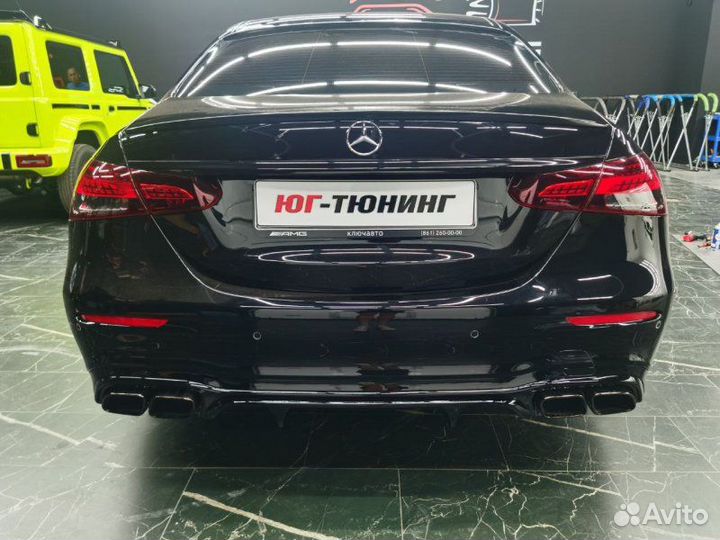 Задний диффузор E-class w213 63s AMG