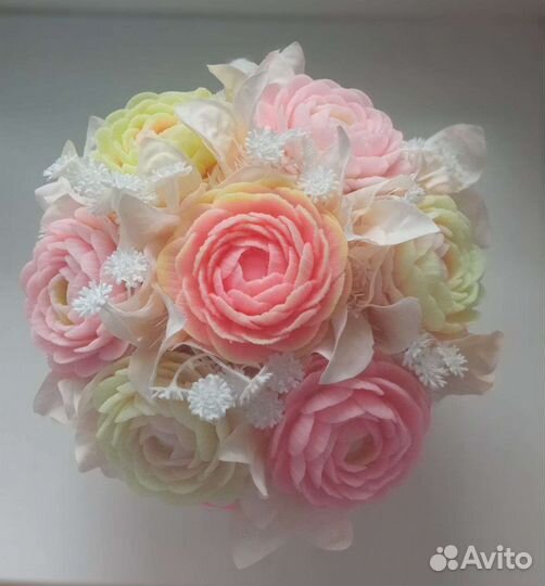 Букет цветов из мыла