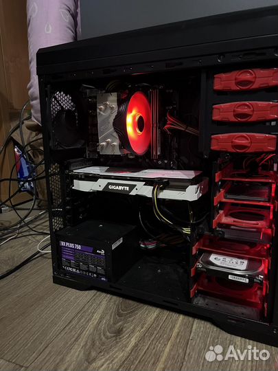 Игровой компьютер ryzen 5 2600x,16gb,2060s