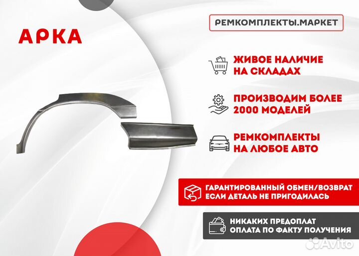 Кузовная арка Rapid правая