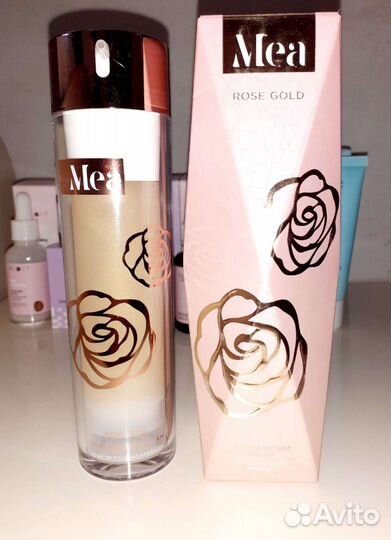 MEA крем-желе с розой и золотом