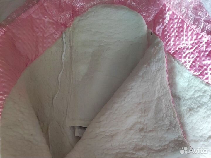 Конверт на выписку для девочки зима