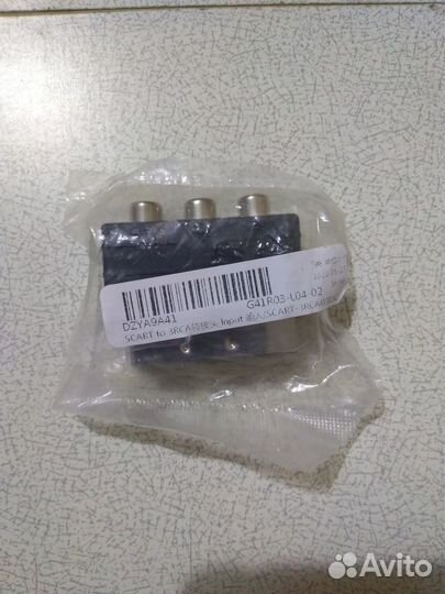 Переходник scart - 3RCA для телевизора