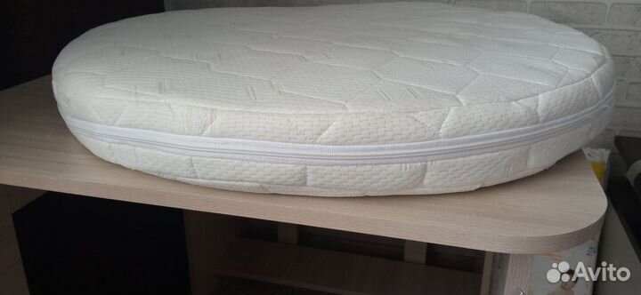 Матрас в круглую кроватку