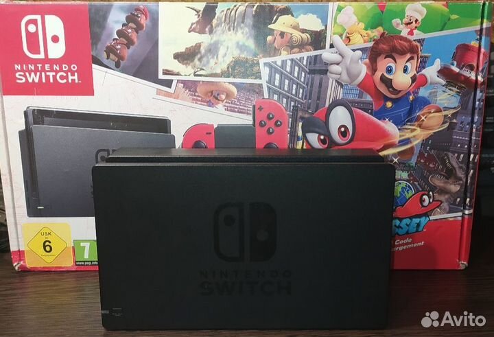 Nintendo Switch Mario Odyssey edition (R1) прошита