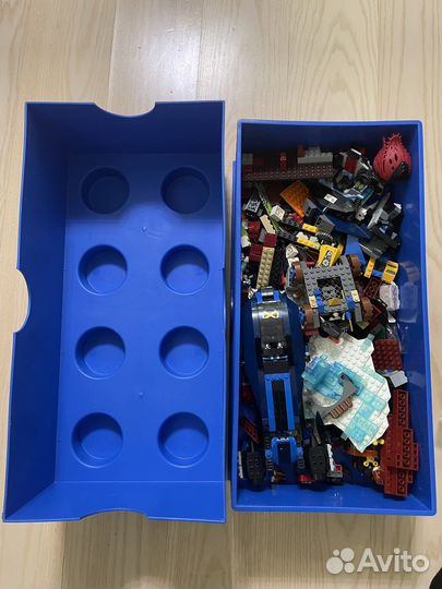 Lego бокс оригинальный с деталями лего