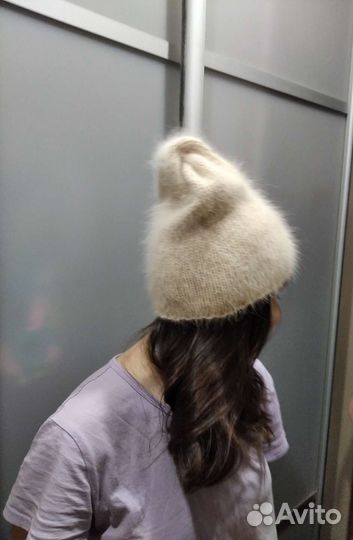Шапка из ангоры. Новая