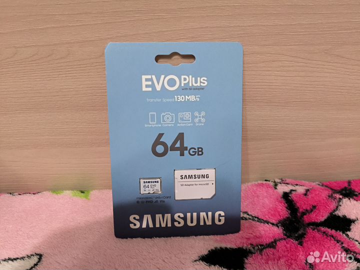 Карта памяти samsung 64гб