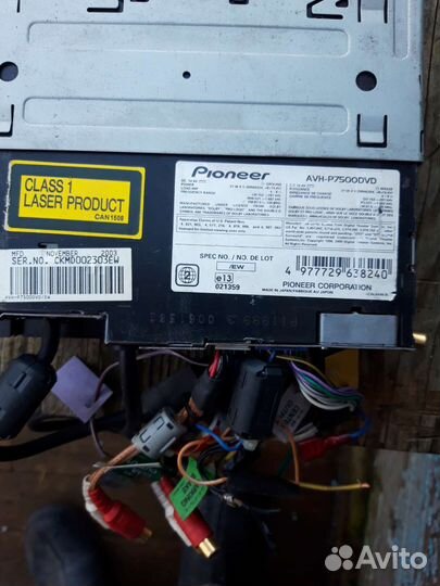 Автомагнитолла pioneer