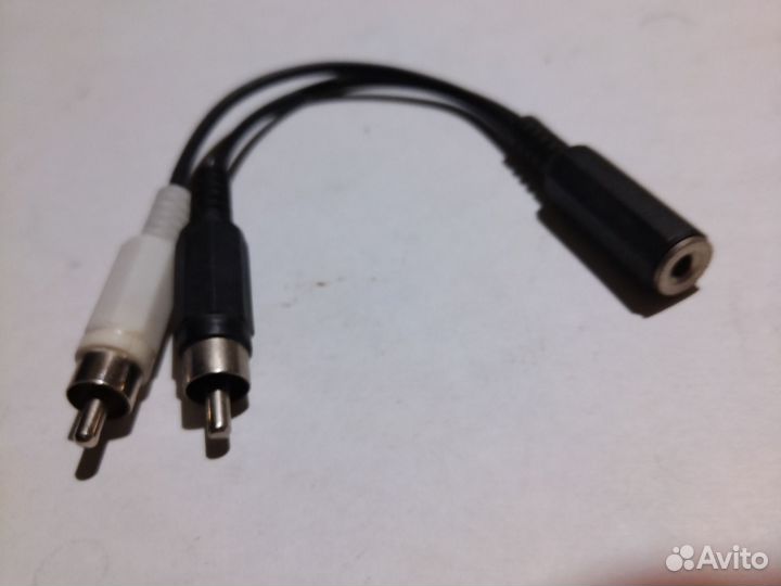 Переходник стереогнездо3,5 -2RCA шт