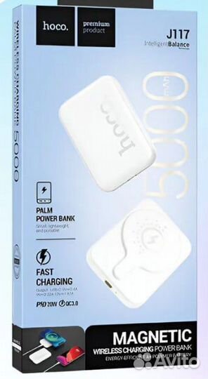 Аккумулятор внешний hoco J117 с Magsafe PD20 5000m