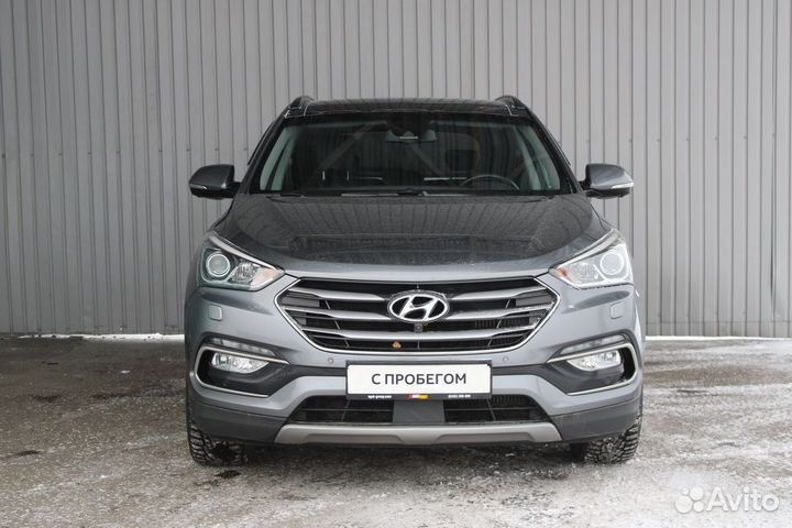 Hyundai Santa Fe 2.2 AT, 2017, 119 365 км