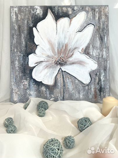 Картина акрилом на холсте с подрамником