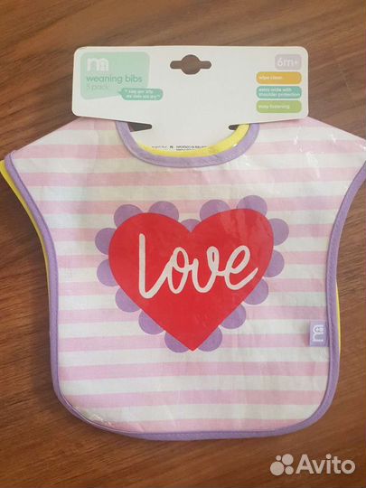 Нагрудники 3шт. Mothercare