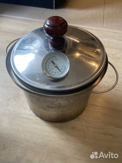 Коптильня с гидрозатвором из нержавейки