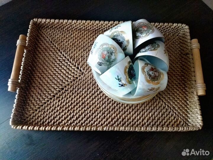 Плетеный поднос
