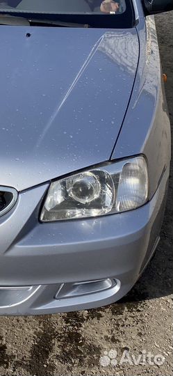Фары на hyundai accent с линзами