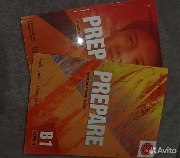 Книга и рабочая тетрадь английский Prepare B 1