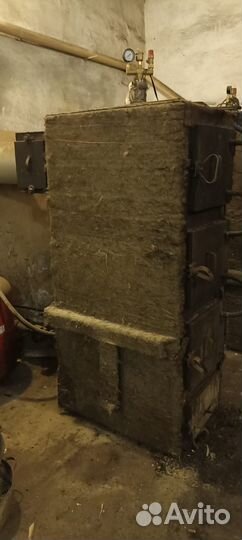 Твердотопливный котел длительного горения 80 кВт