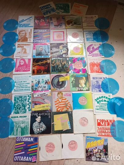 Виниловые пластинки и гибкие грампластинки