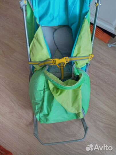 Детские санки с колесами сзади