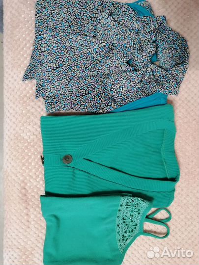 Набор из 3 кофт зелёного цвета