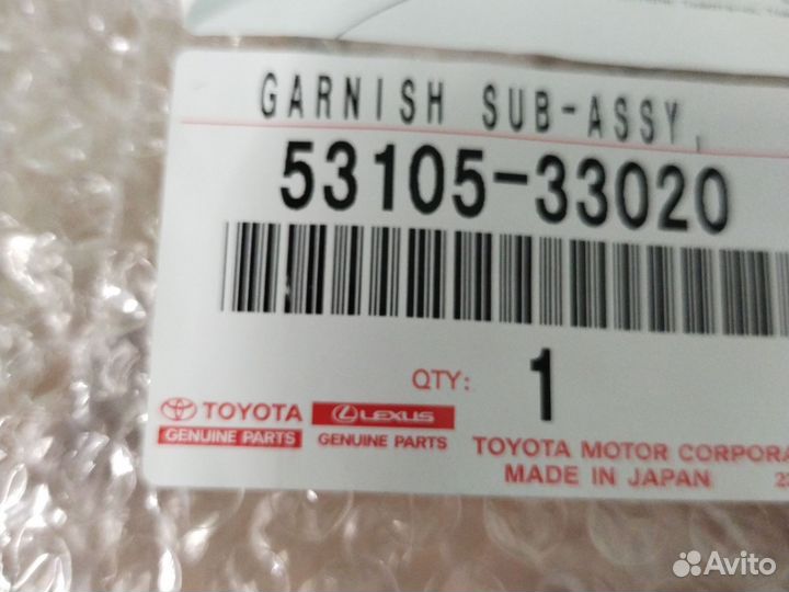 Накладка переднего бампера Lexus Es 7 18-21 правая