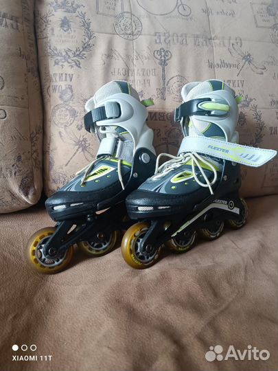 Роликовые коньки детские раздвижные