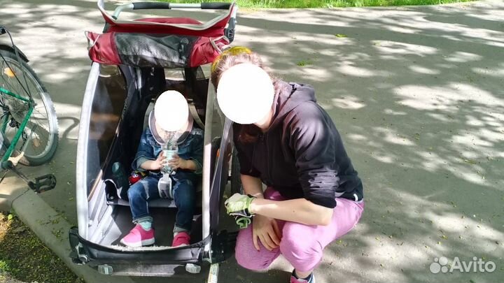 Велоприцеп для катаний с ребенком