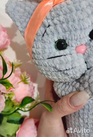 Вязаный кот/вязаные игрушки