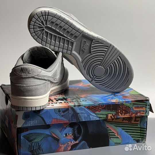 Кроссовки Nike Dunk Low Retro серые