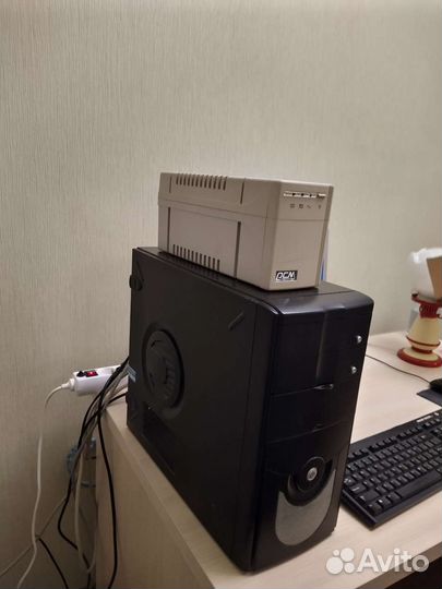 Компьютер с принтером