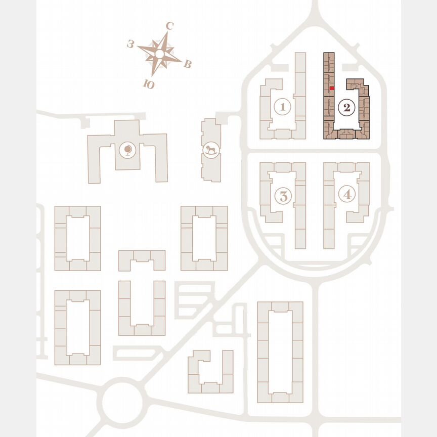 Квартира-студия, 26,4 м², 2/4 эт.