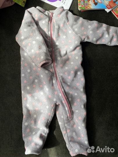 Флисовый комбинезон 74 и 80 размер
